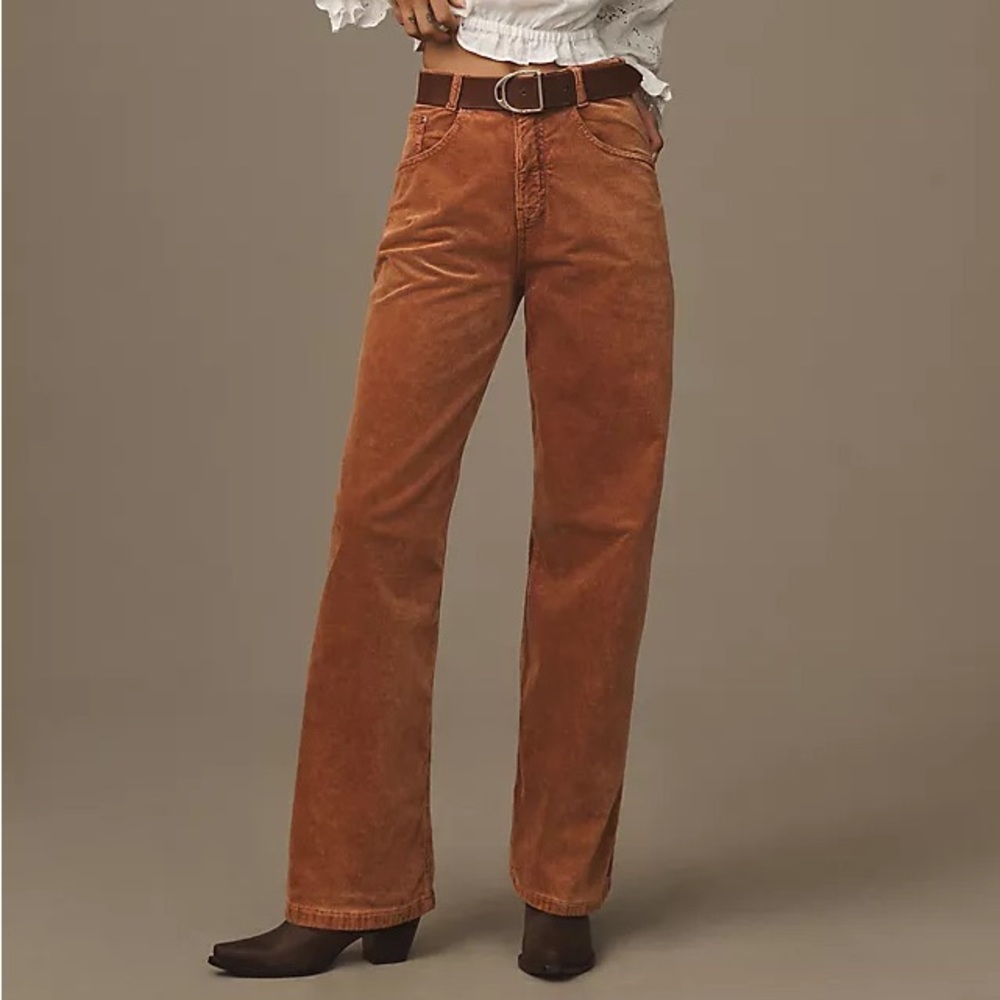 Pilcro Corduroy Relaxed Wide-Leg Pants nwt 27